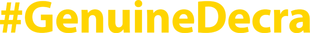 #GenuineDecra Logo (reduced)