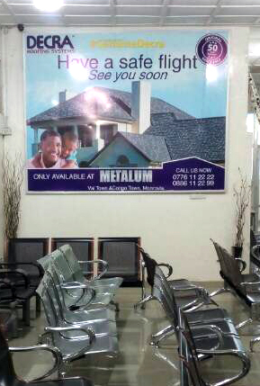 Decra Advertising board in Liberia